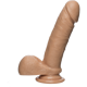 Фаллоимитатор Doc Johnson The D - Perfect D - 7 Inch With Balls - FIRMSKYN, диаметр 4,5см