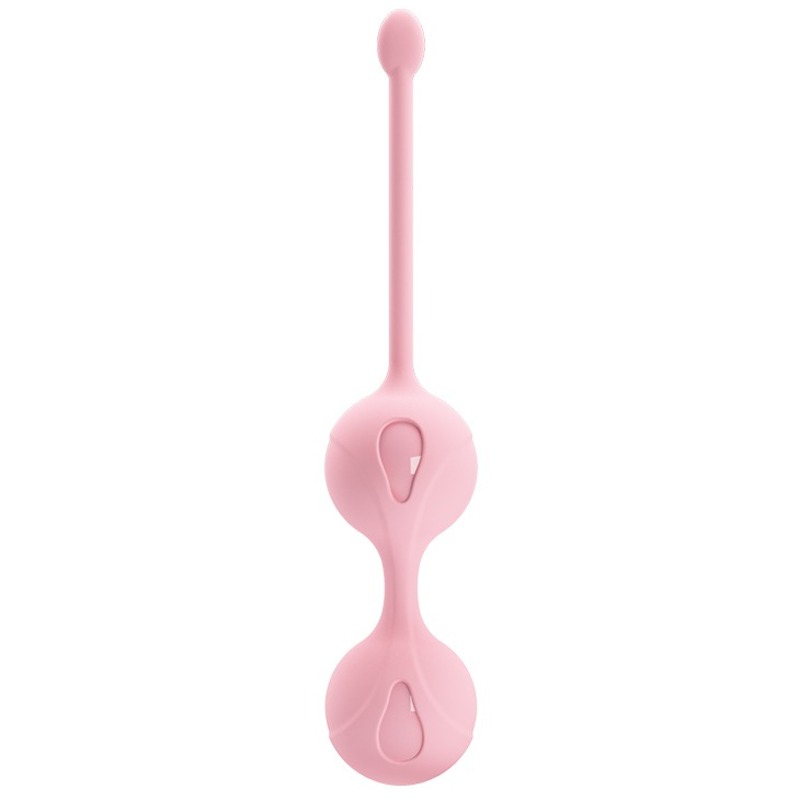 Вагинальный шарики нежно розового цвета Kegel tighten up2