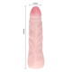 Фаллоимитатор с хребтом Super Excitement Sextoy, без мошонки, бежевый, 16 см