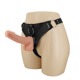 Страпон Baile Lybaile Passionate Harness реалистичный, 18.3 см x 4.5 см