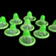 Презервативы светящиеся в темноте , Pasante Glow Condoms ,53 мм (цена за 6 штук)