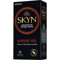 Презервативы с рельефом Skyn Intense Feel, безлатексные, (цена за пачку, 10 шт.) Презервативы с рельефом Skyn Intense Feel, безлатексные, (цена за пачку, 10 шт.)