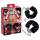 Наручники металлические You2Toys Bigger Furry Handcuffs с черным мехом