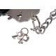 Наручники металлические You2Toys Bigger Furry Handcuffs с черным мехом