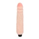Вибромассажер реалистик с мультискоростной вибрацией Flexible Cyberskin Big Vibe Flesh 24,8 cm