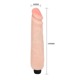 Вибромассажер реалистик с мультискоростной вибрацией Flexible Cyberskin Big Vibe Flesh 24,8 cm