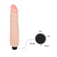 Вибромассажер реалистик с мультискоростной вибрацией Flexible Cyberskin Big Vibe Flesh 24,8 cm