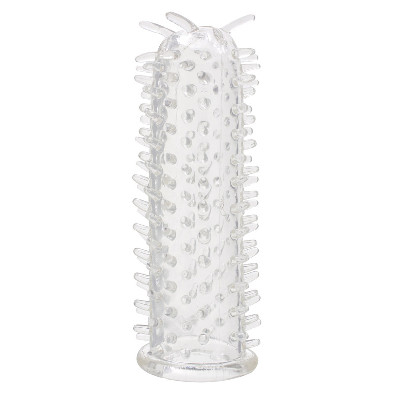 Насадка на пенис с шипиками Toy Joy Seduction Sleeve Clear, прозрачный
