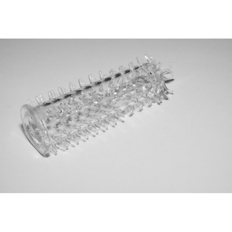 Насадка на пенис с шипиками Toy Joy Seduction Sleeve Clear, прозрачный