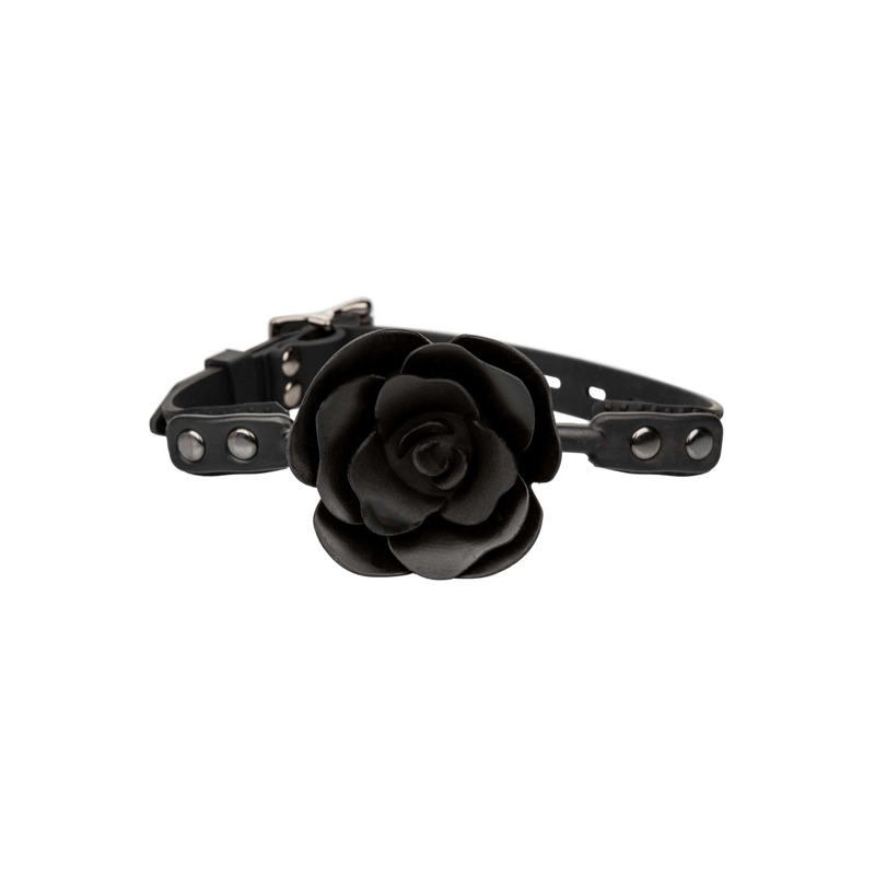 Кляп со съемной розой CalExotiс Removable Rose Gag, черный