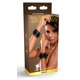 Наручники Taboom Vogue Studded Wrist Cuffs Set из веганской кожи, черные