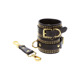 Наручники Taboom Vogue Studded Wrist Cuffs Set из веганской кожи, черные