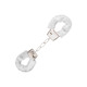 Наручники металлические с пушком CalExotics Playful Furry Cuffs, белые