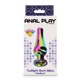 Анальная пробка металлическая со стразом ToyJoy Twilight Bum Bijou, радужный, Medium