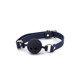 Кляп шар силиконовый NS Novelties Bondage Couture Ball, черно-синий
