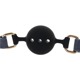 Кляп шар силиконовый NS Novelties Bondage Couture Ball, черно-синий