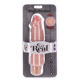 Вибратор реалистичный Toy Joy Dual Density Big Vibrator, бежевый