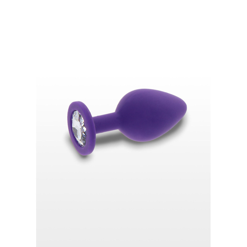 Анальная пробка с кристаллом Toy Joy Diamond Booty Jewel, фиолетовый, Large