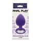 Анальная пробка с кристаллом Toy Joy Diamond Booty Jewel, фиолетовый, Large