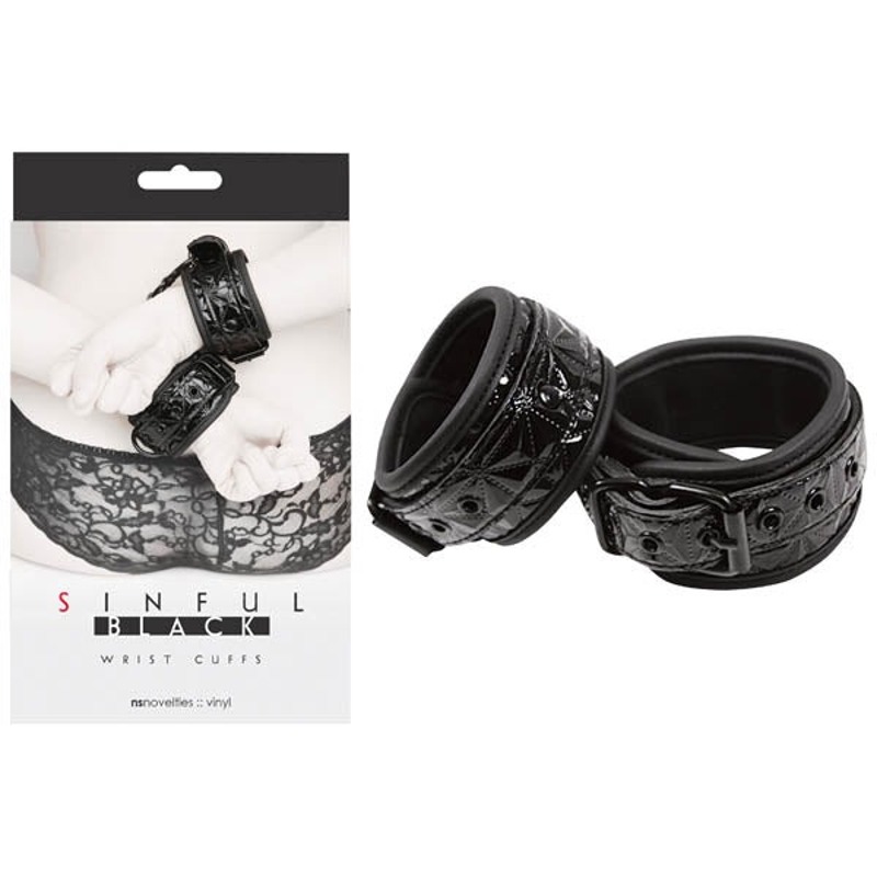 Наручники NS Novelties Wrist Cuffs, черный