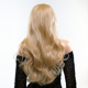 Парик длинный вьющийся с челкой Fetish Hair натуральный блонд, 60 см