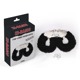 Наручники металлические Chisa Hi-Basic Fur-lined Handcuffs с черным мехом