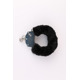 Наручники металлические Chisa Hi-Basic Fur-lined Handcuffs с черным мехом