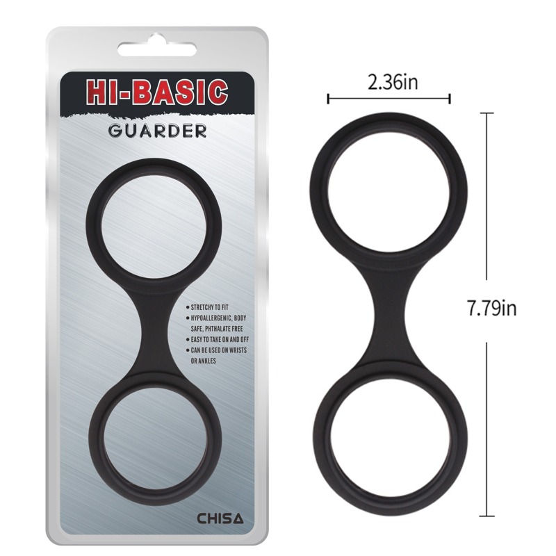 Фиксаторы на руки силиконые Chisa Hi-Basic Guarder, черные