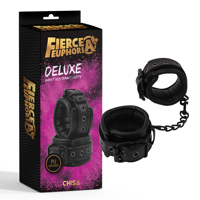 Наручники Chisa Fierce Euphoria Deluxe, черные