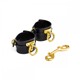 Поножи кожанные со вставками позолоты Ankle Cuffs UPKO size L