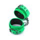 Фиксаторы на ноги NS Novelties Electra Play Things Wrist Cuffs, зеленый неон
