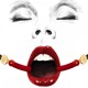 Кляп силиконовый Invisible mouth Gag Upko