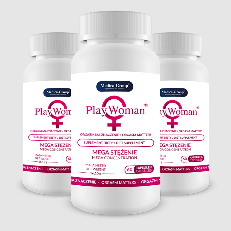 Капсулы для повышения либидо у женщин Medica Group Supl.diety-PlayWoman (цена за упаковку, 60 капсул