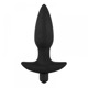 Анальный сет Black Velvet Anal Kit (анальная пробка, анальные бусы, вибропуля, анальный душ), черный