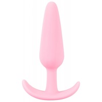 Анальная пробка со стопером Cuties Plugs, розовая