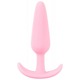 Анальная пробка со стопером Cuties Plugs, розовая
