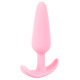 Анальная пробка со стопером Cuties Plugs, розовая