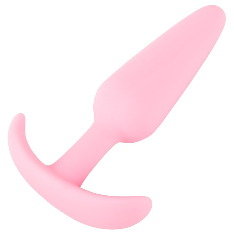 Анальная пробка со стопером Cuties Plugs, розовая