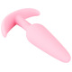 Анальная пробка со стопером Cuties Plugs, розовая