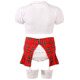 Костюм школьницы в клетку Cottelli Collection Schoolgirl Set с глубоким декольте, S