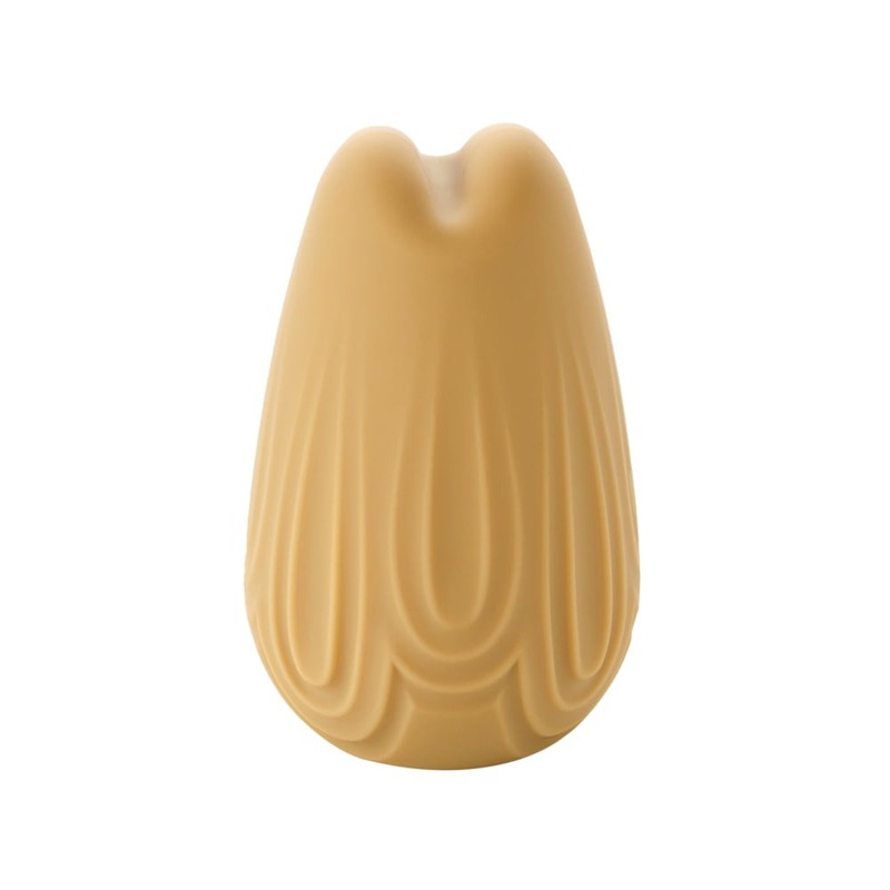 Мини-вибратор для клитора с фигурным узором Sweet Em Velvet Lure,10 режимов вибрации, желтый