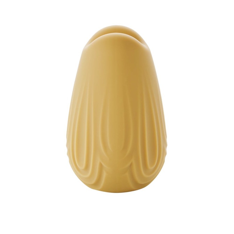 Мини-вибратор для клитора с фигурным узором Sweet Em Velvet Lure,10 режимов вибрации, желтый