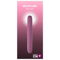 Вибратор двухсторонний Sweet Em Velvet Lure, 10 режимов вибрации, фиолетовый