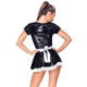 Костюм секси горничной Black Level Vinyl Maid's Dress, S, черное