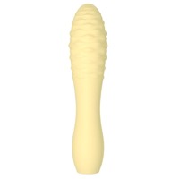 Мини-вибратор с рельефом You2Toys Cuties 3, желтый