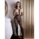 Сексуальные колготы с подтяжками Fantasy lingerie, кружевные, черные, one size