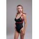 Портупея с крыльями Candy Hero "модель black Angel 5", экокожа RED