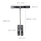 Бондаж для шеи и запястья Ds Fetish Metal bondage spreader bar with restraints black