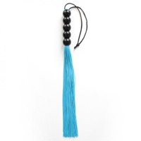 Кнут Голубой 45 см ручка из 5 шариков FLOGGER DS Fetish