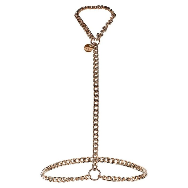Портупея золотая TABOOM DONA Statement Harness из металла